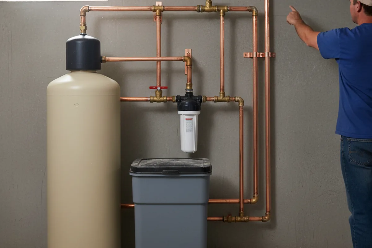 Whole-house water treatment system installed in Webberville